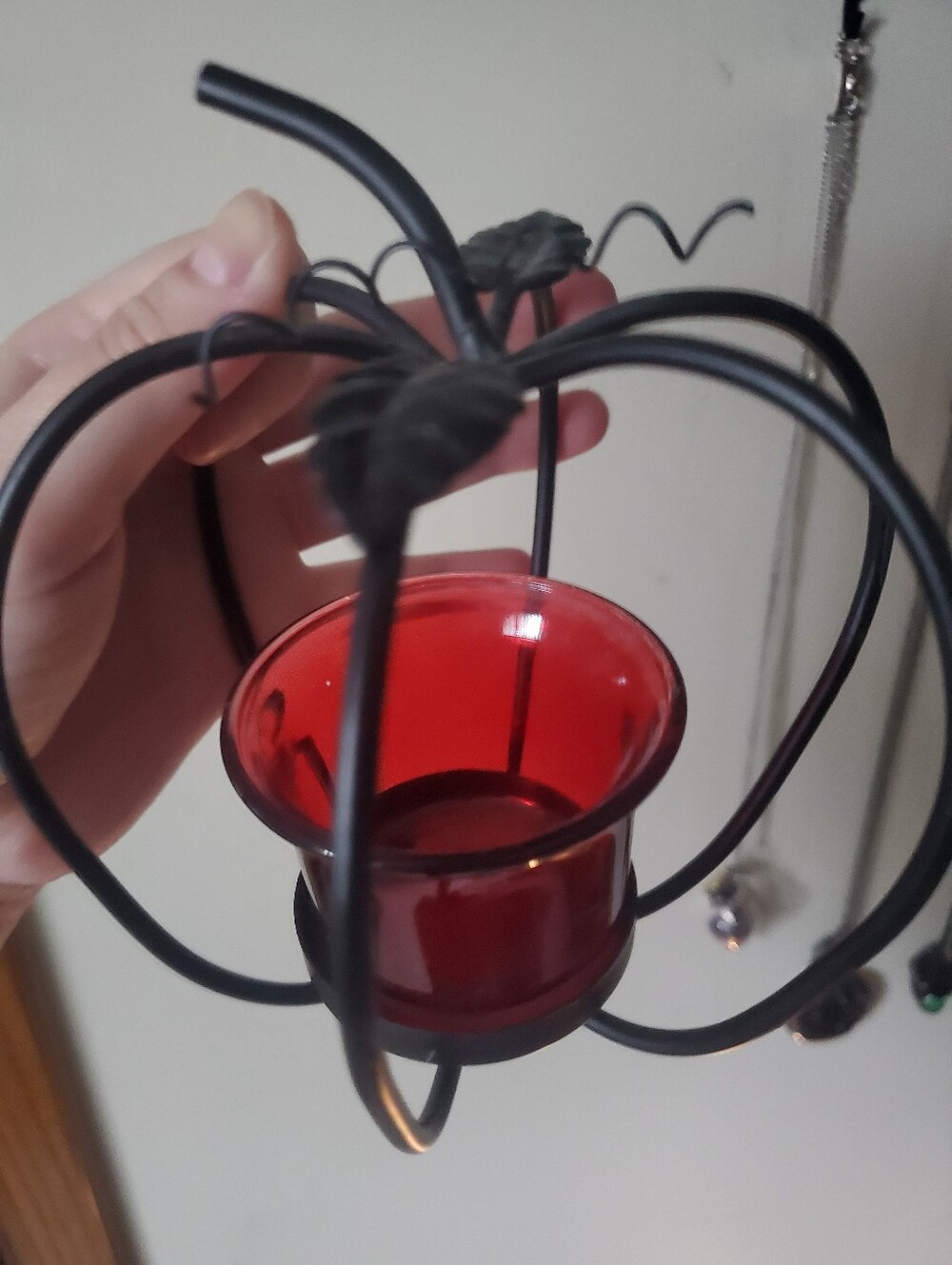 Metal Pumpkin Candle Holder